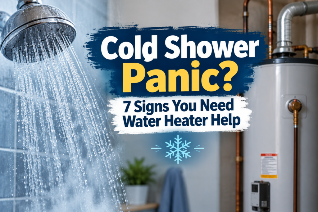Cold Shower Panic Water Heater Warning Signs